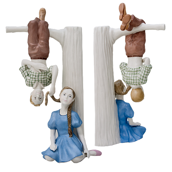 Скульптура "Летом на даче" №1. Декорированная.