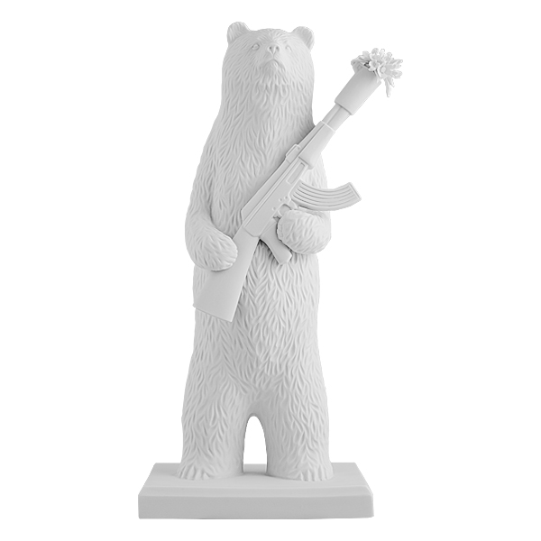 Скульптура "Дайте мишке шанс". Бисквит.