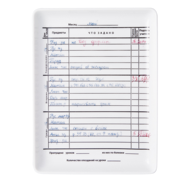 Мелочница " Дневник №1"