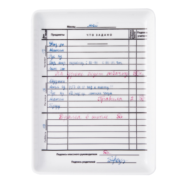 Мелочница " Дневник №2"