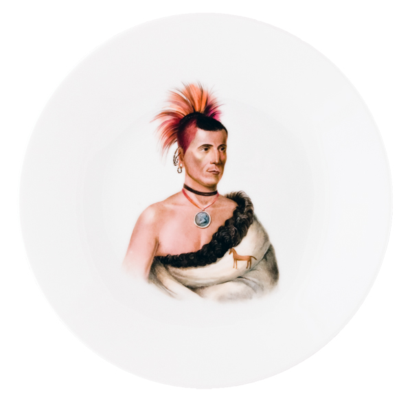 Тарелка "Североамериканские индейцы №3"