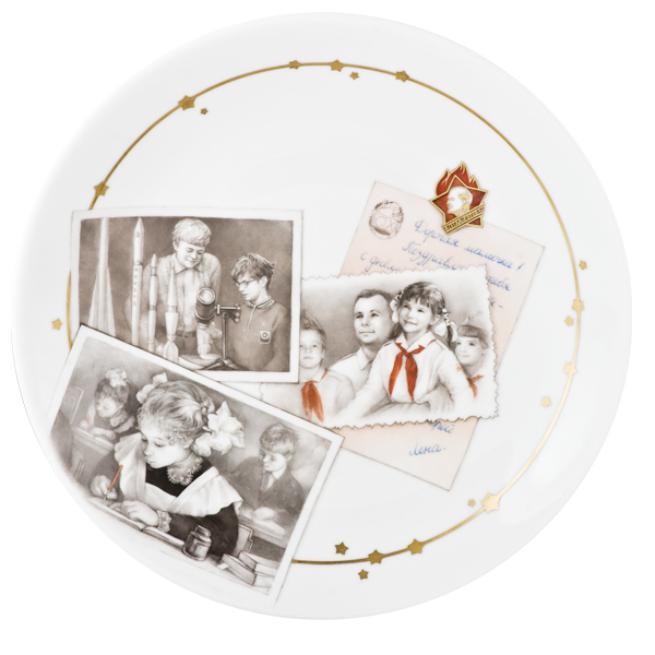 Тарелка "Старые фотографии"