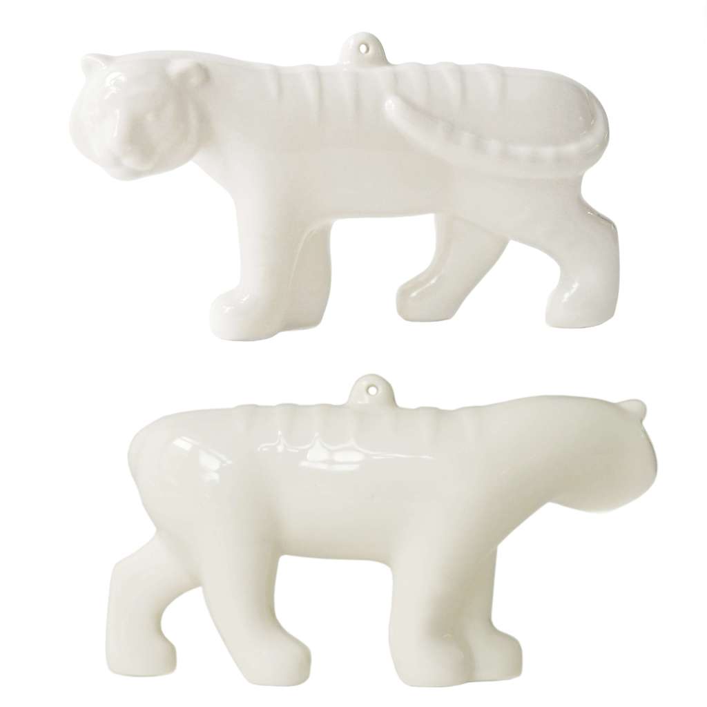 Елочная игрушка "Тигр" (глазурованная)