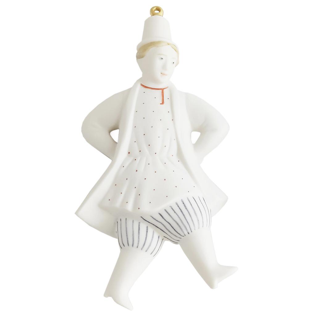 Елочная игрушка "Плясун" декорированная