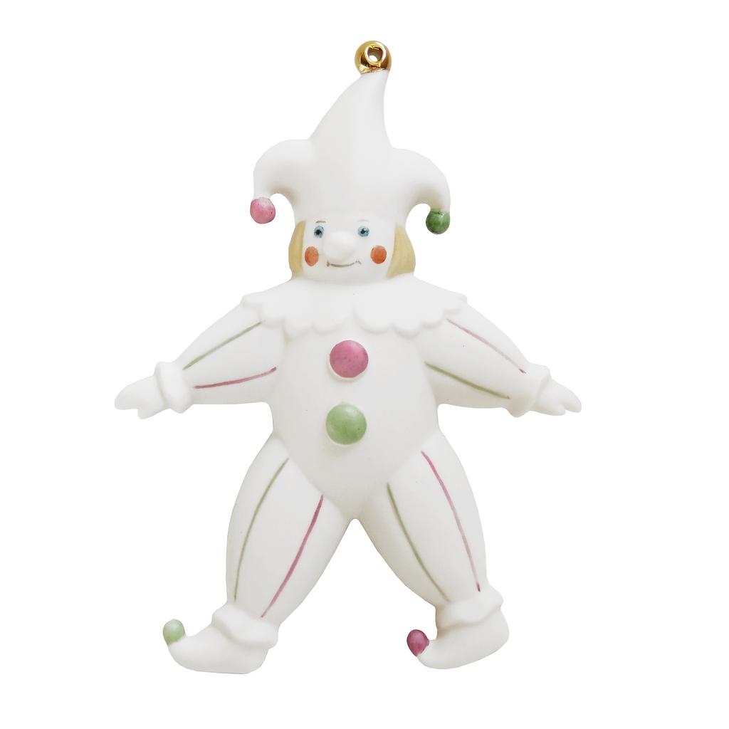 Елочная игрушка "Петрушка" декорированная