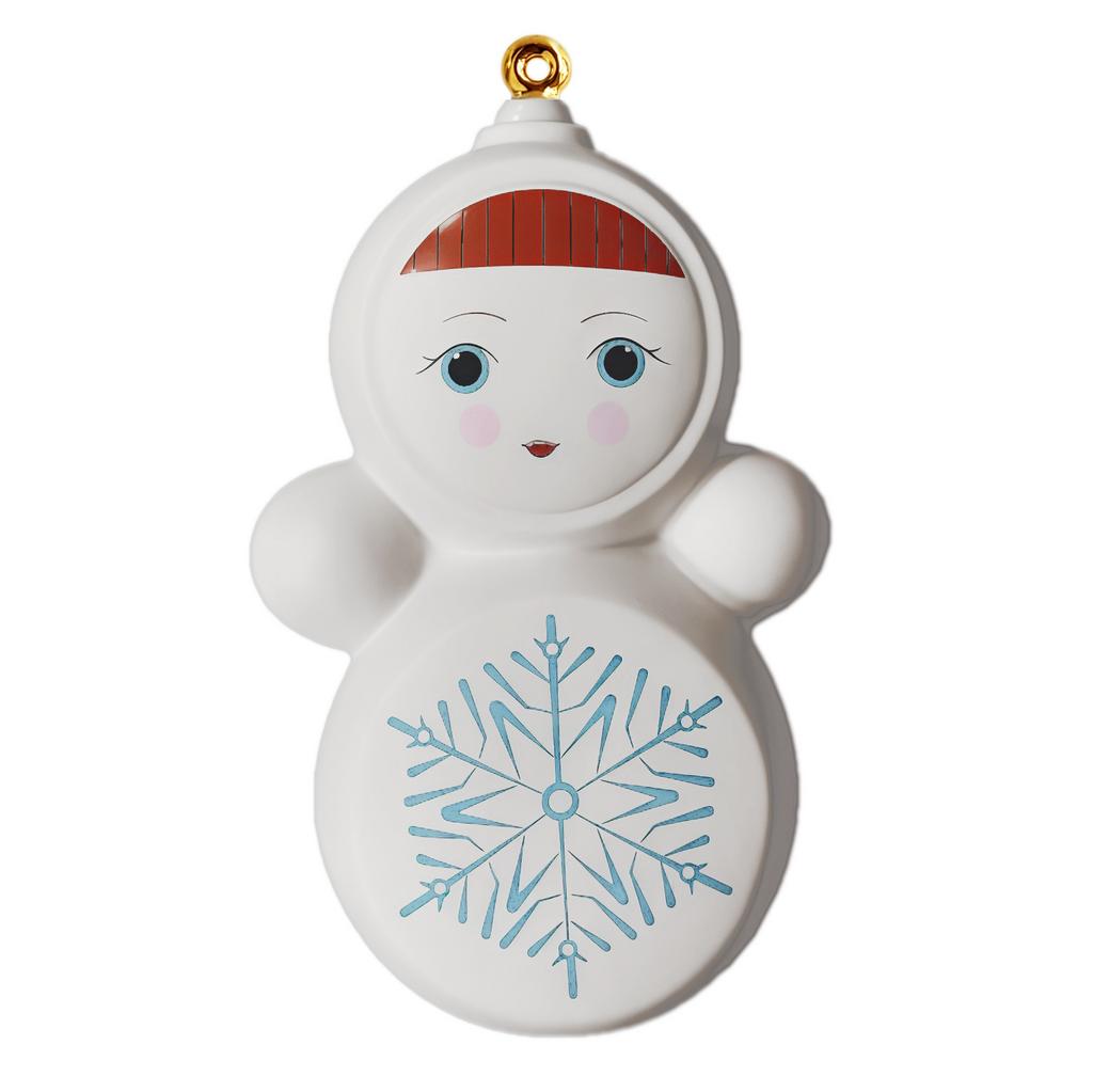 Елочная игрушка "Неваляшка" декорированная