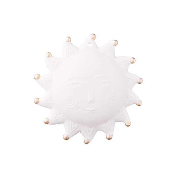 Ёлочная игрушка "Солнышко" с позолотой