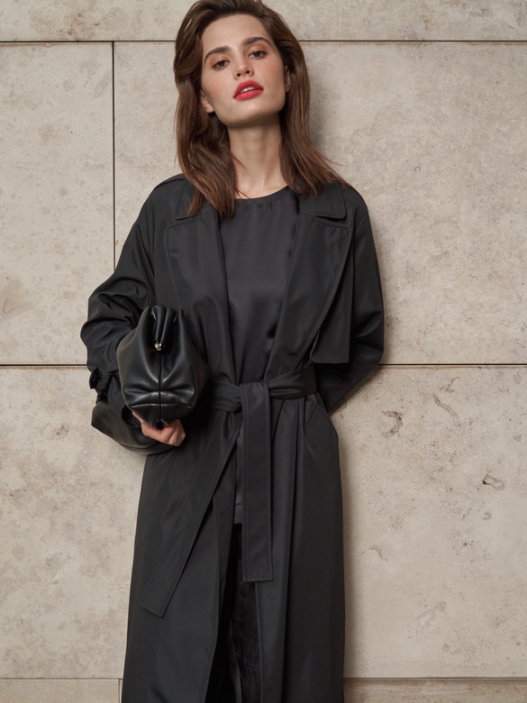 Плащ   Urban style черный  арт. м-432