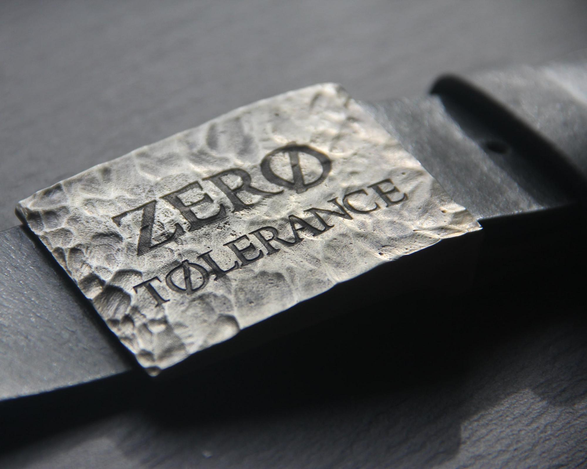 Кожаный ремень ZERO TOLERANCE