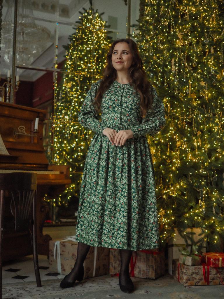 Платье  "Джо" - Остролист