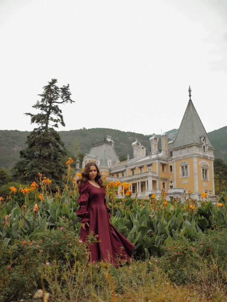 Платье «Арвен» из винного льна