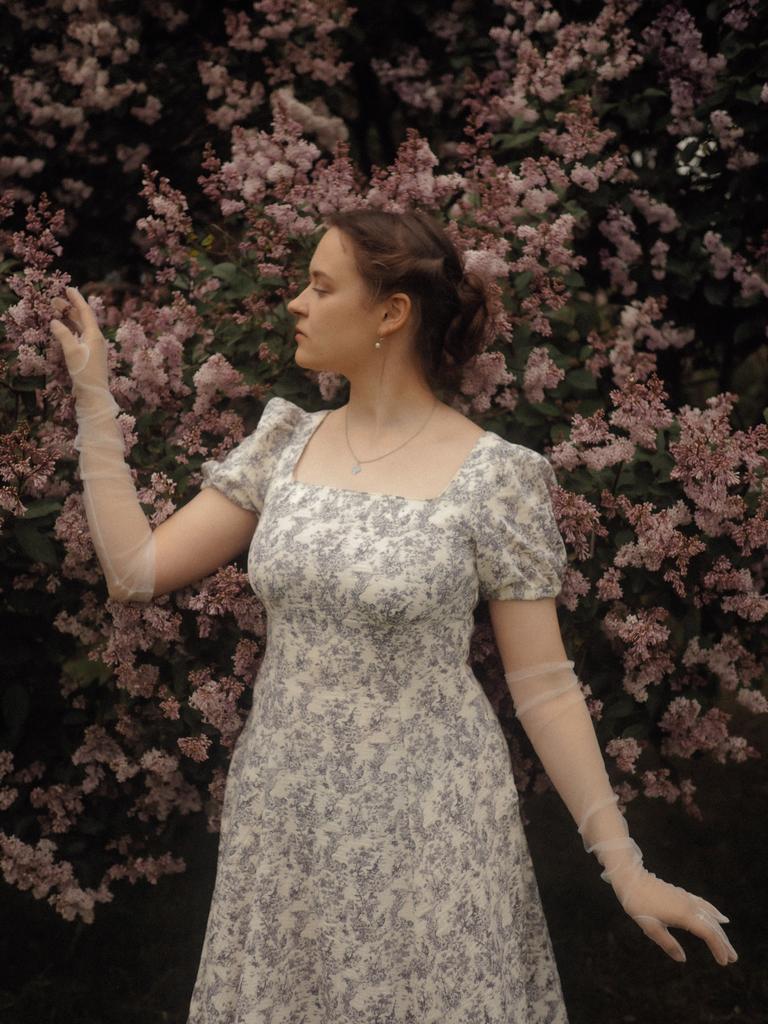 Платье «Джейн» из муслина туаль де жуи