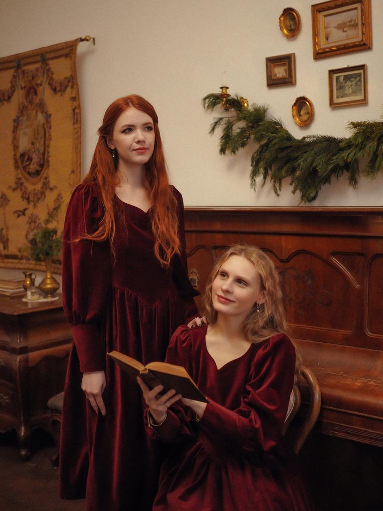 Платье «Гриффиндор» - винный бархат