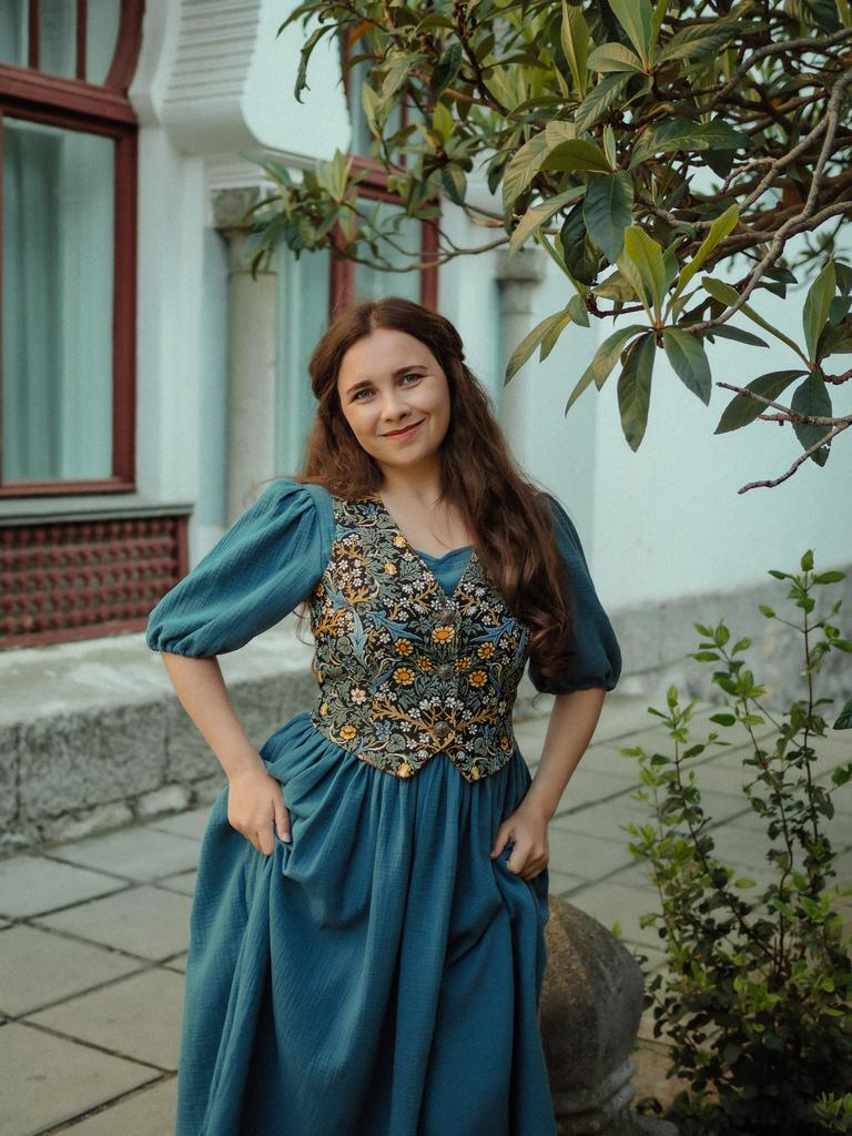 Жилетка «Шир» из гобелена Лес