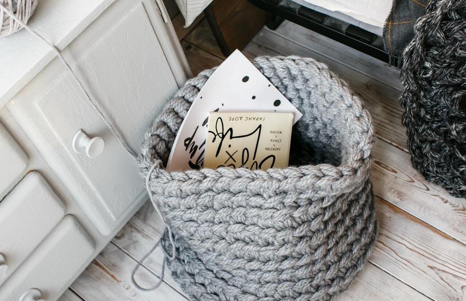 BASKET SHADE WOOL MIXTURE