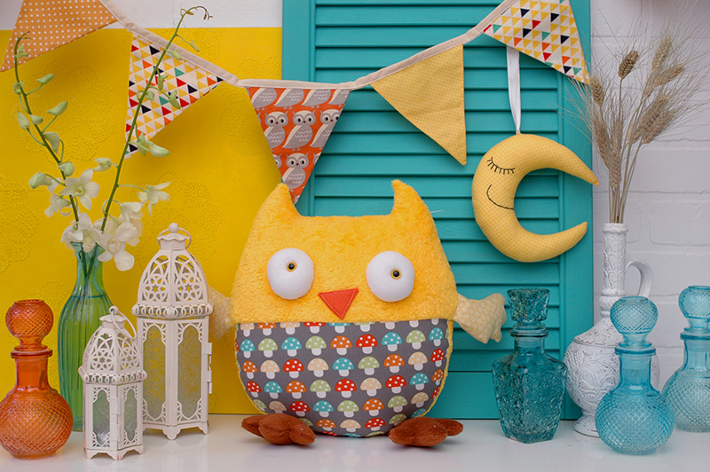 Подушка "Orange Owl"