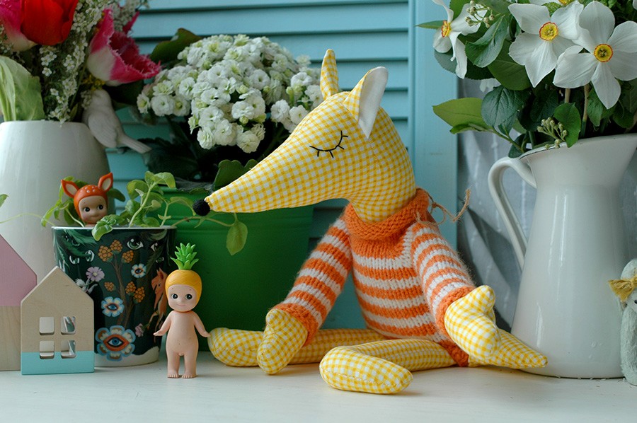 Лисица в клеточку