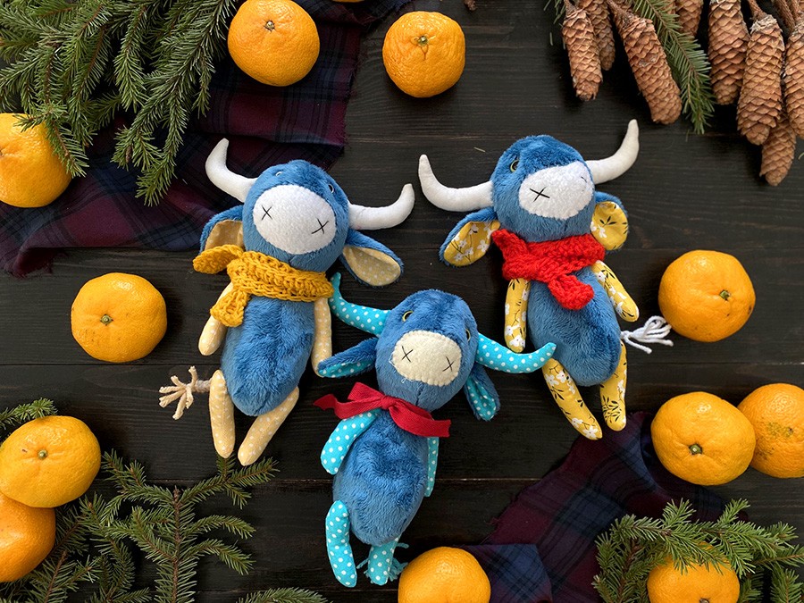 васильковые быки