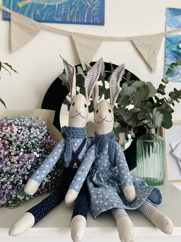 Кролики влюбленные