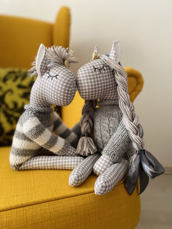 Сплюшки серые в клеточку