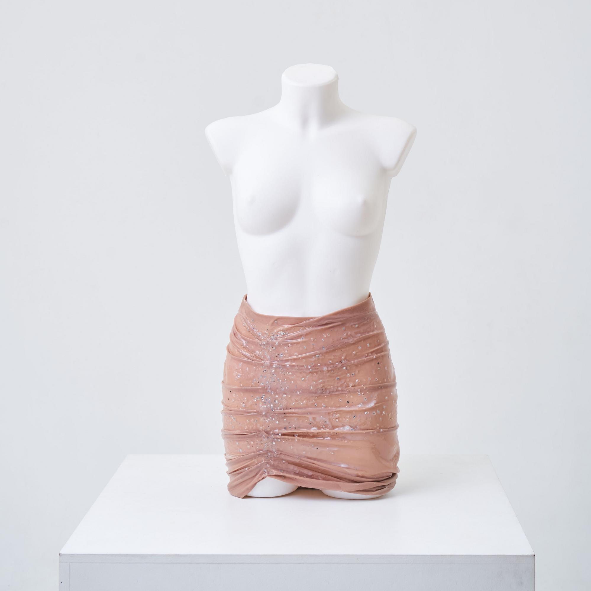 Юбка моркрая короткая