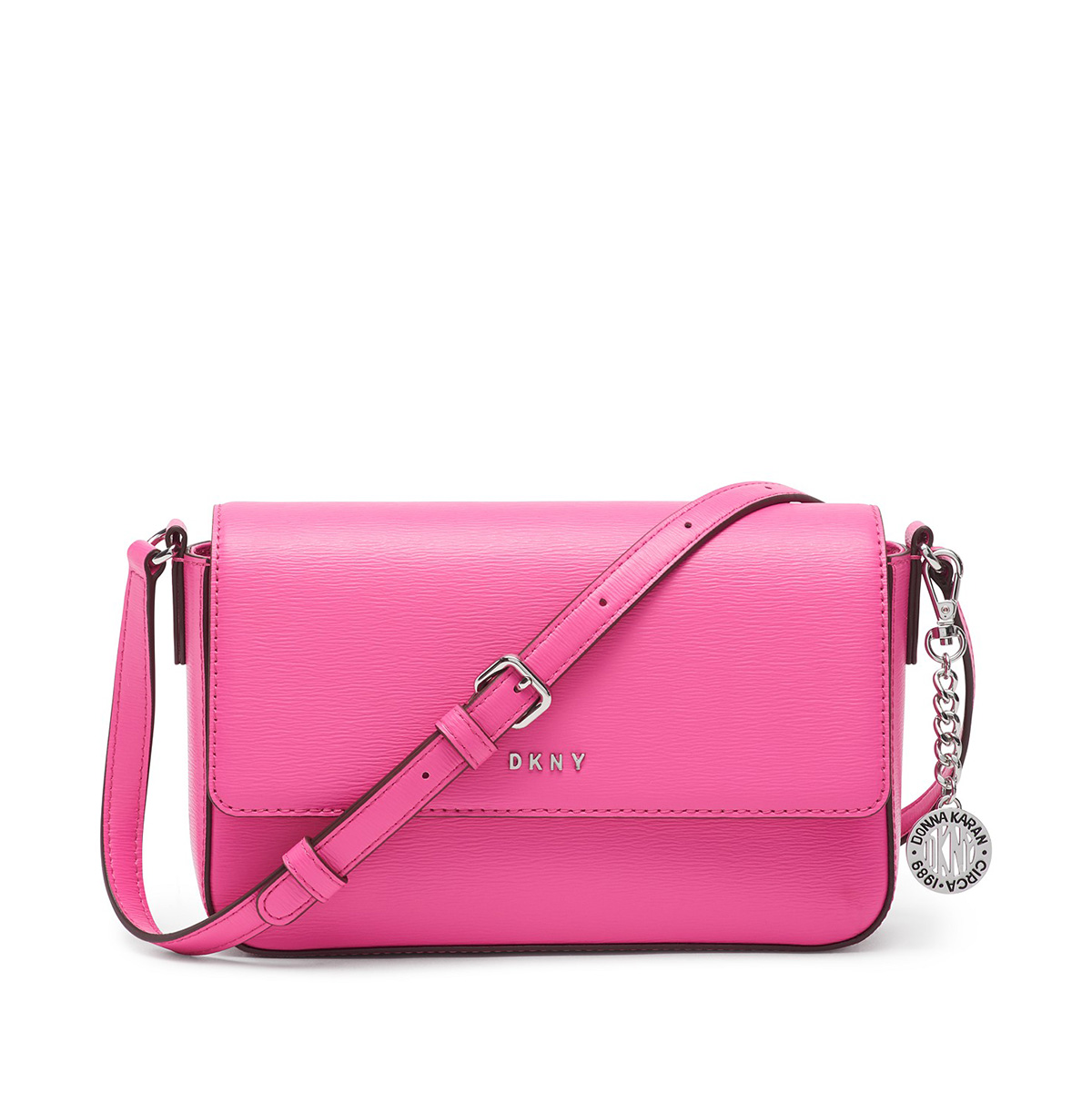 сумка DKNY Bryant Flap Crossbody цвет bright pink / ярко-розовый HBBRYANT13F