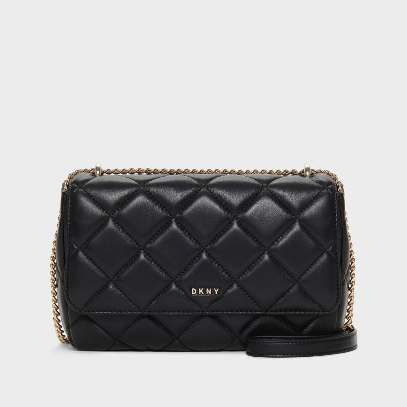 сумка LARA LARGE QUILTED SHOULDER BAG цвет Black / черный HBLARA01T