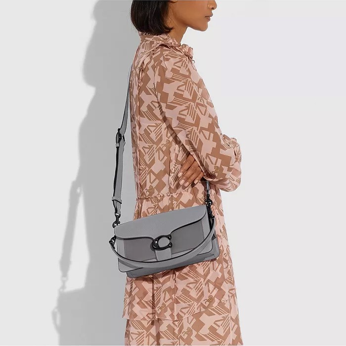 сумка COACH TABBY Shoulder Bag 26 цвет Granite / серый HBTabby2604