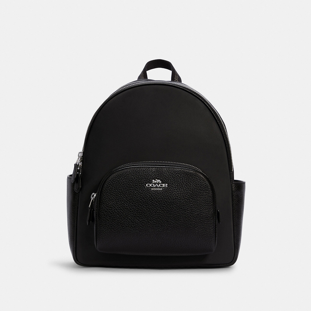 рюкзак COACH Court цвет Silver/Black / Черный с серебром BPCourt01