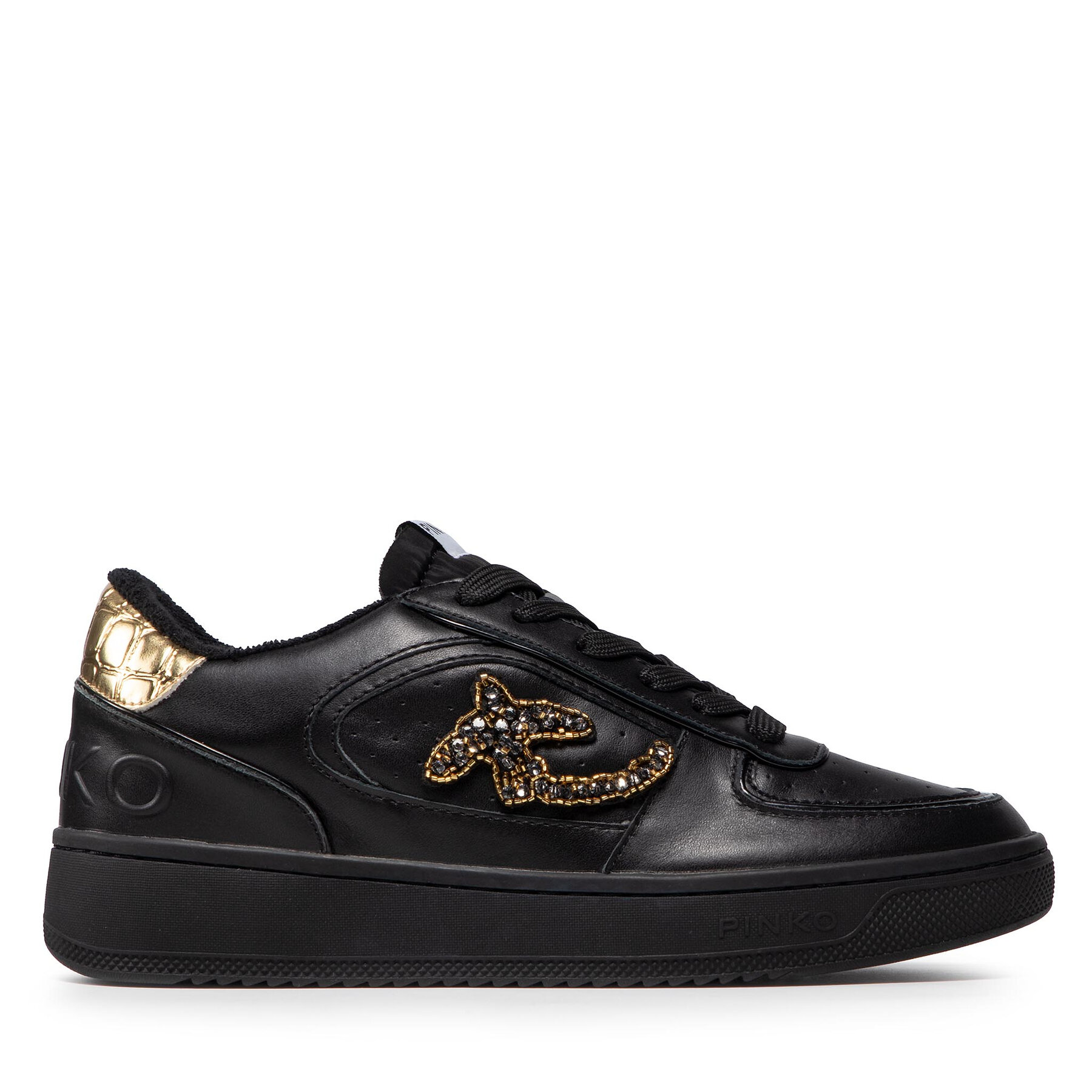 кеды PINKO BROOK 3 BASKET SNEAKER Black / Черный SHBROOK04