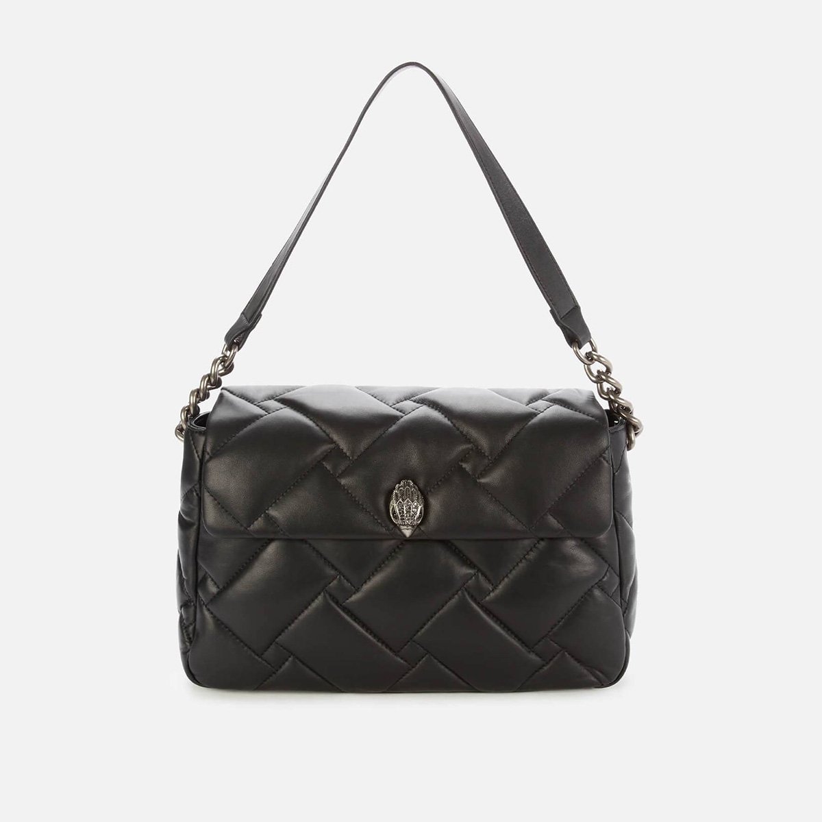 сумка KURT GEIGER LONDON LARGE KENSINGTON SOFT цвет Black / Черный KGKENSINGTONS01L