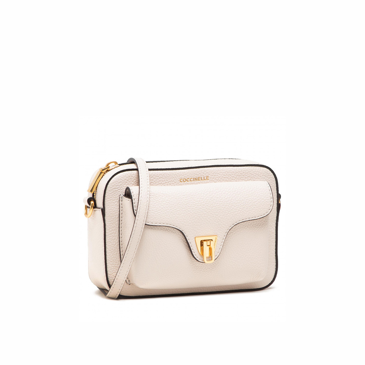 сумка COCCINELLE BEAT CAMERA SOFT MINI цвет Lambskin White / молочный COBEATCAMERA13XS