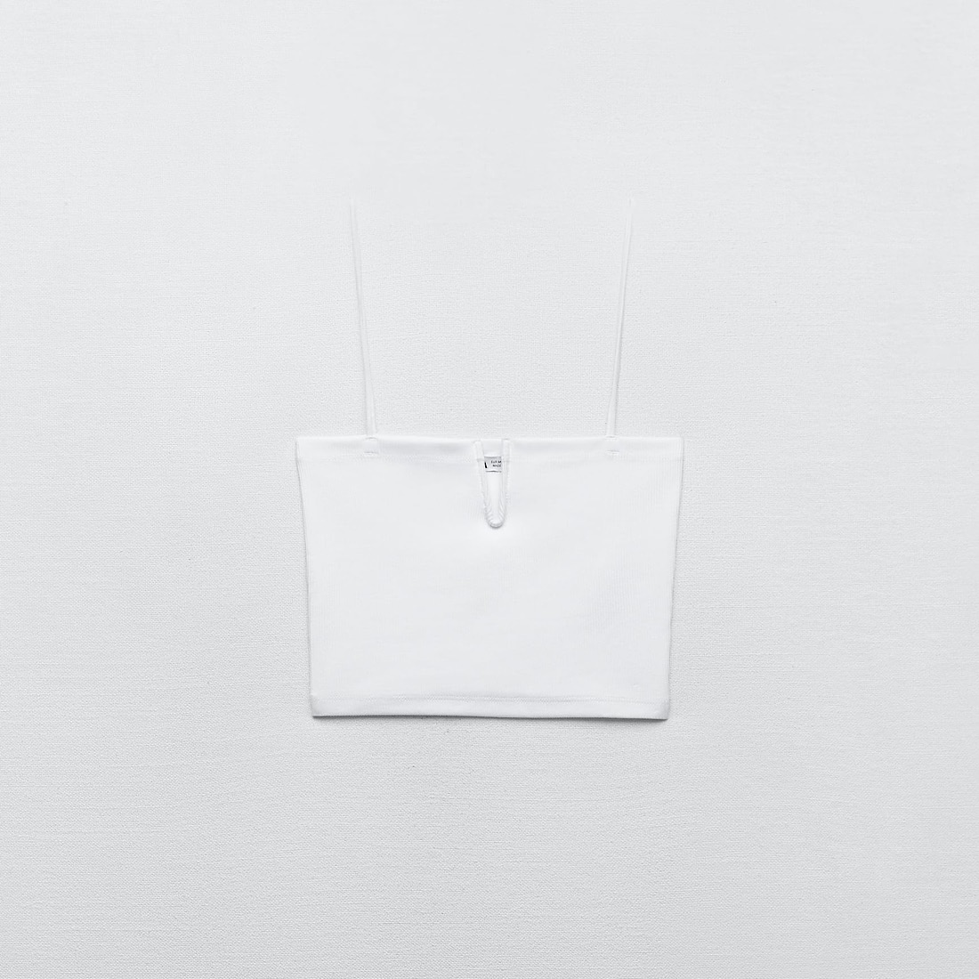 ТОП БАНДО В РУБЧИК ZARA БЕЛЫЙ M00312