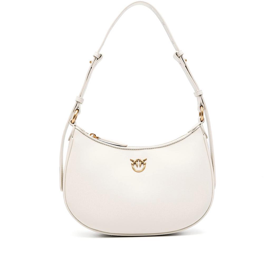 СУМКА PINKO HALF MOON Bianco / Молочный