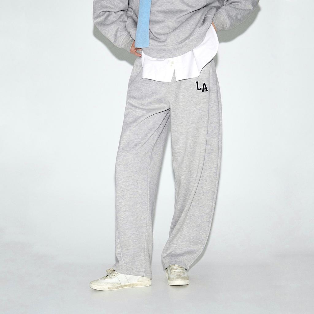 ДЖОГГЕРЫ ZARA CARROT FIT TROUSERS ЦВЕТ GREY MARL / СЕРЫЙ M00463