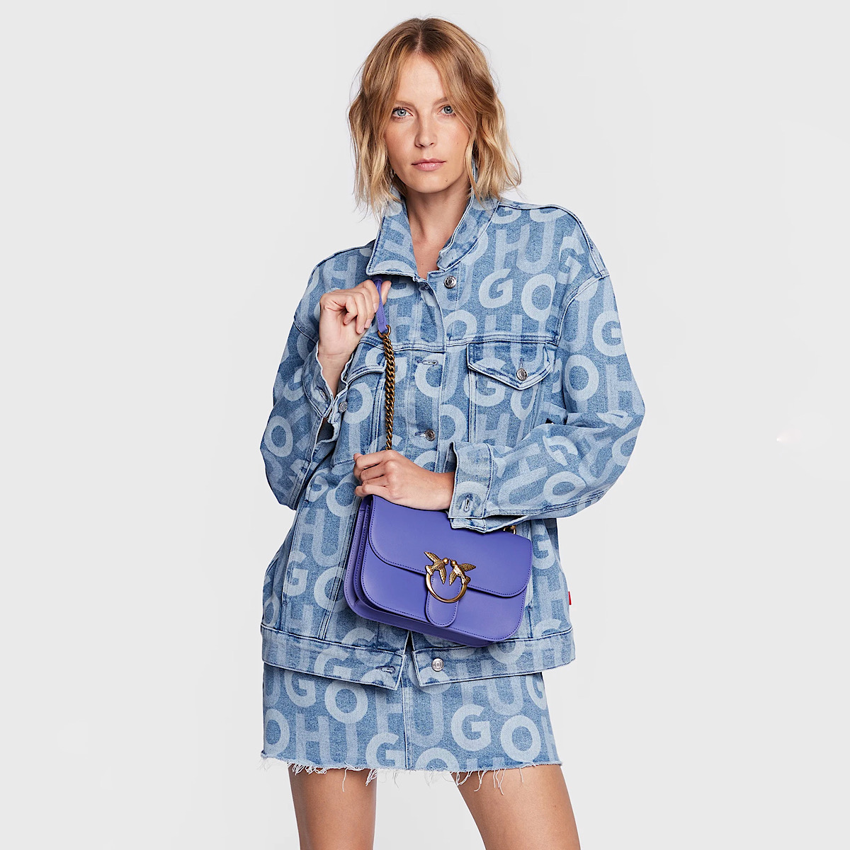 СУМКА PINKO LOVE BELL CLASSIC Very pery / Фиолетовый M00025