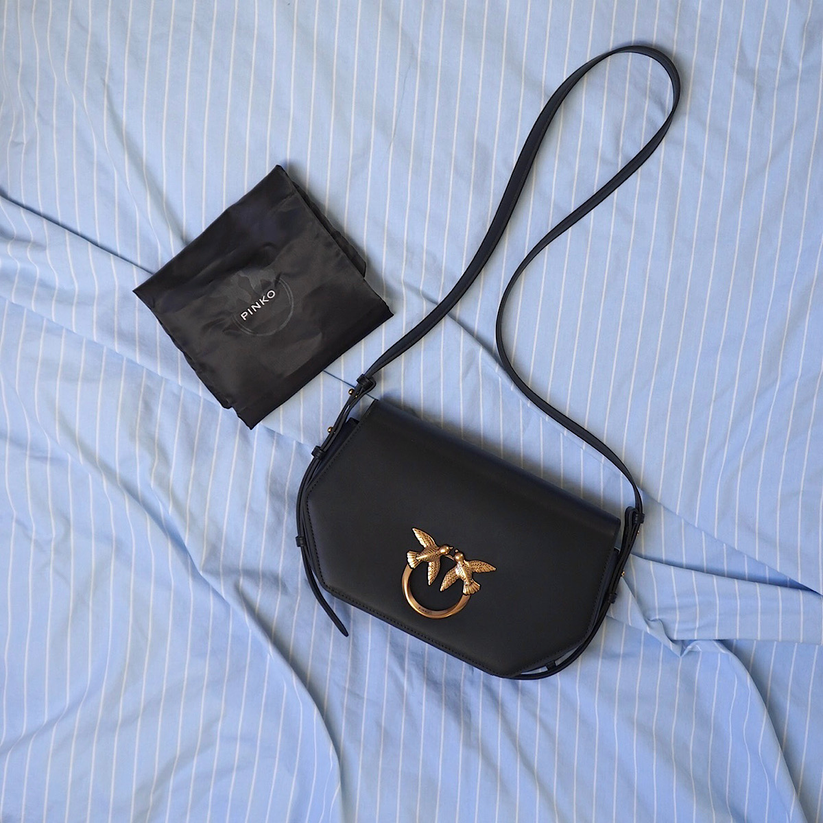 СУМКА PINKO LOVE CLICK EXAGON CLASSIC Black / Черный M00032