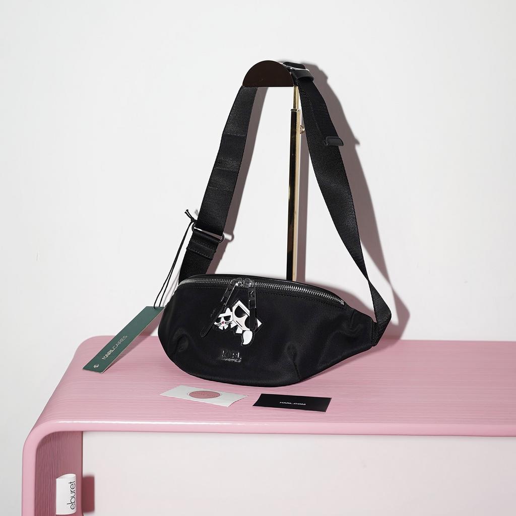 ПОЯСНАЯ СУМКА KARL LAGERFELD BELT BAG цвет Black / Черный M00758