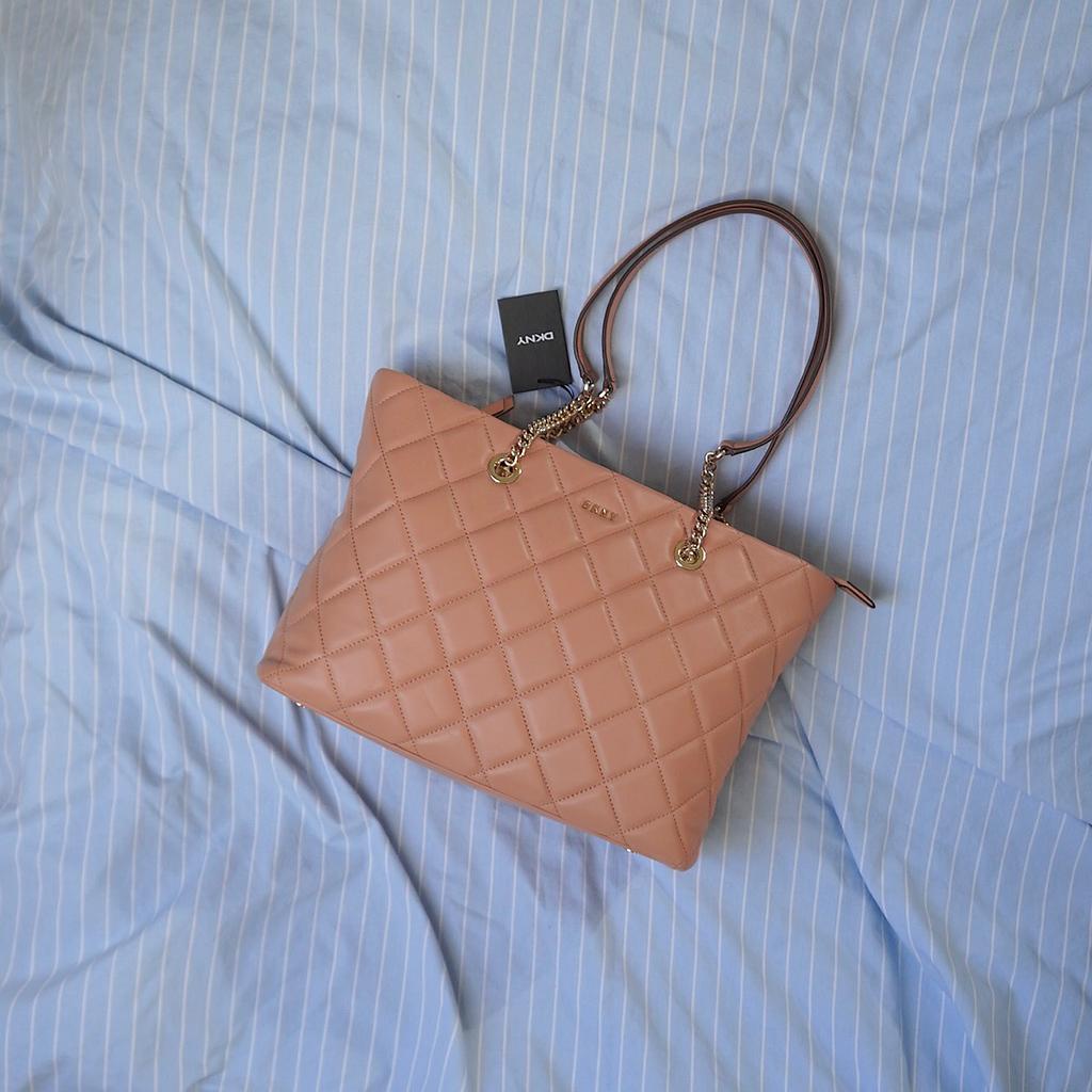 СУМКА-ШОППЕР DKNY LARA MEDIUM TOTE BAG Vachetta / Беж M00005