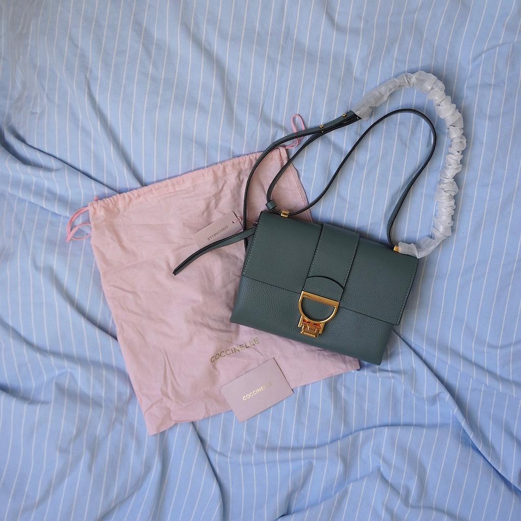 СУМКА COCCINELLE ARLETTIS SHOULDER BAG Kale Green / Морской зеленый M00747