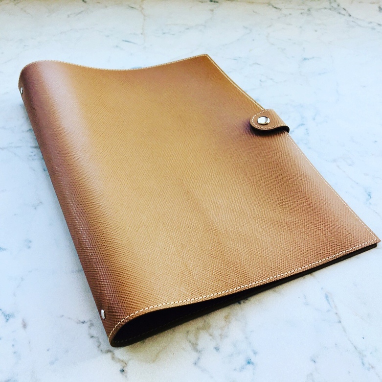 Кожаная папка для документов