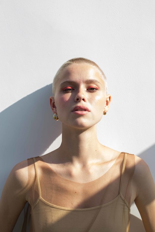 Серьги-кольца широкие малые