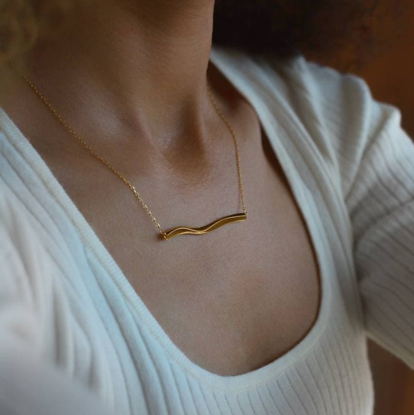 Подвеска WAVE GOLD