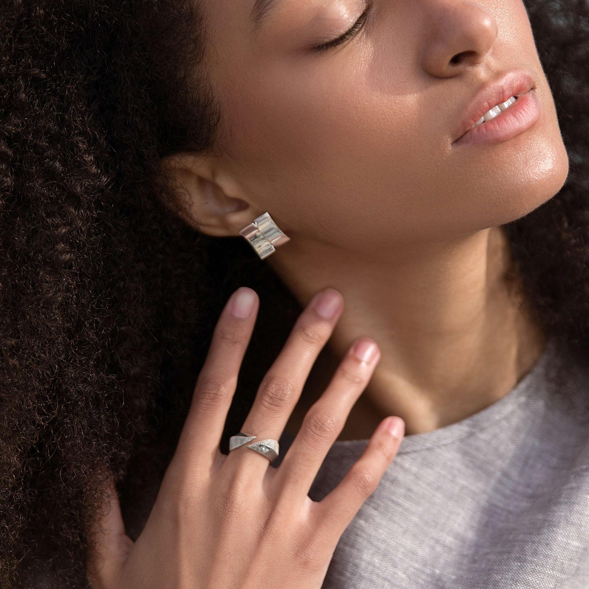 Серьги  "INVERSION"