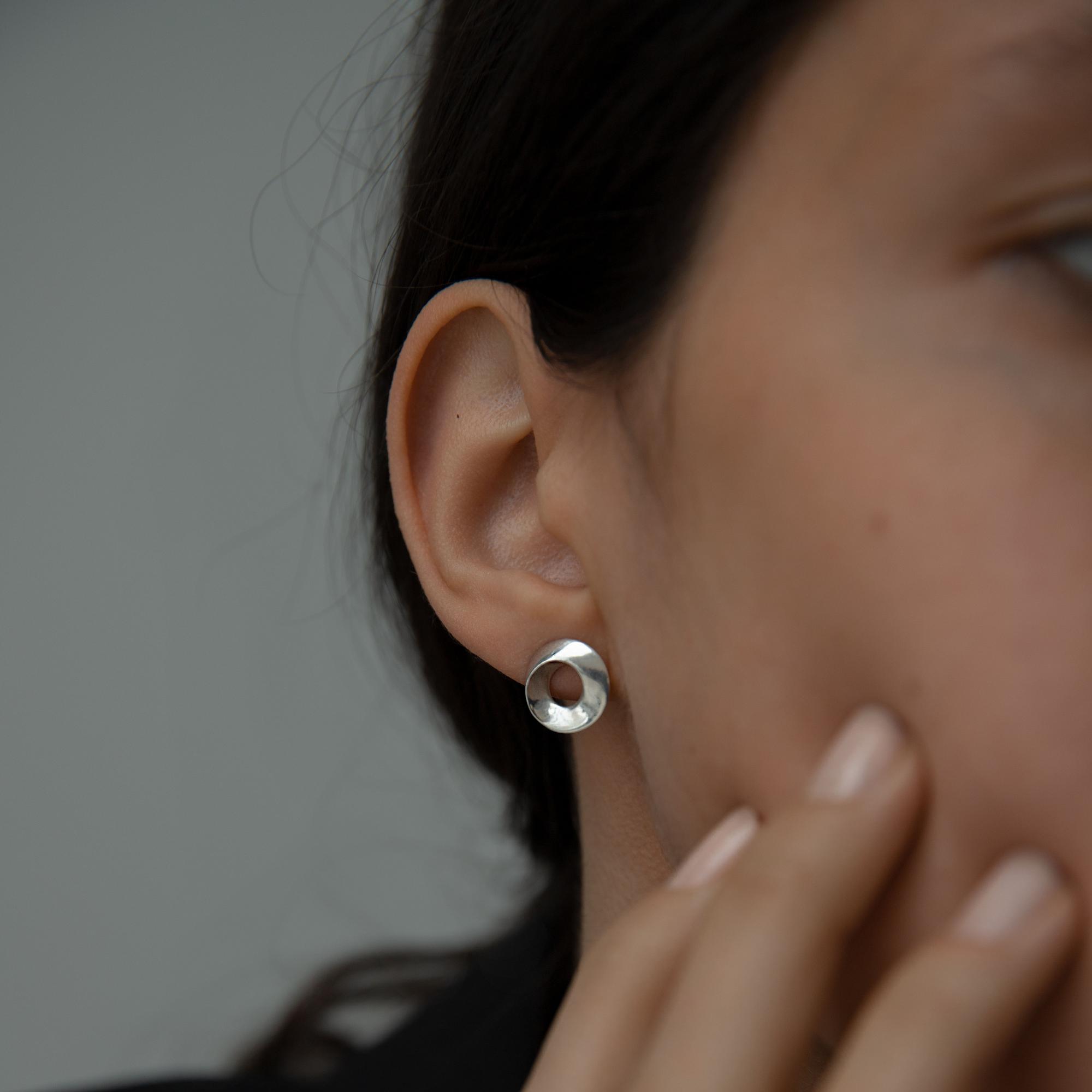 Серьги LOOP SILVER