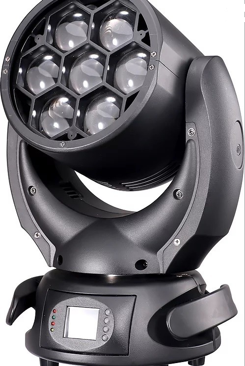 ESTRADA PRO LED MH740Z Светодиодная вращающаяся голова заливного света 7 шт. х 40W RGBW с встроенными цветовыми макросами и зуммом 5-50 градусов