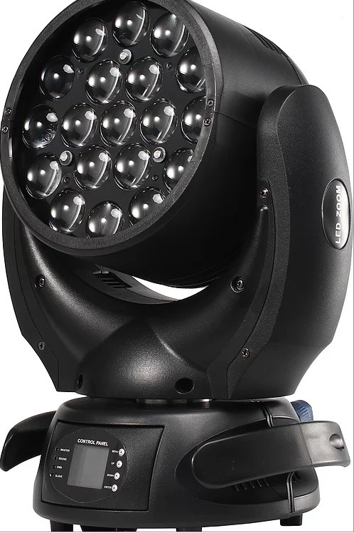 ESTRADA PRO LED MH1915Z Светодиодная вращающаяся голова заливного света 19 шт. х 15W RGBW с театральным диммером и Circule control