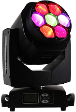 ESTRADA PRO LED MH715 BEE EYE Zoom Светодиодная вращающаяся голова Multi Beam 7 шт. х 15W RGBW с встроенной функцией Zoom