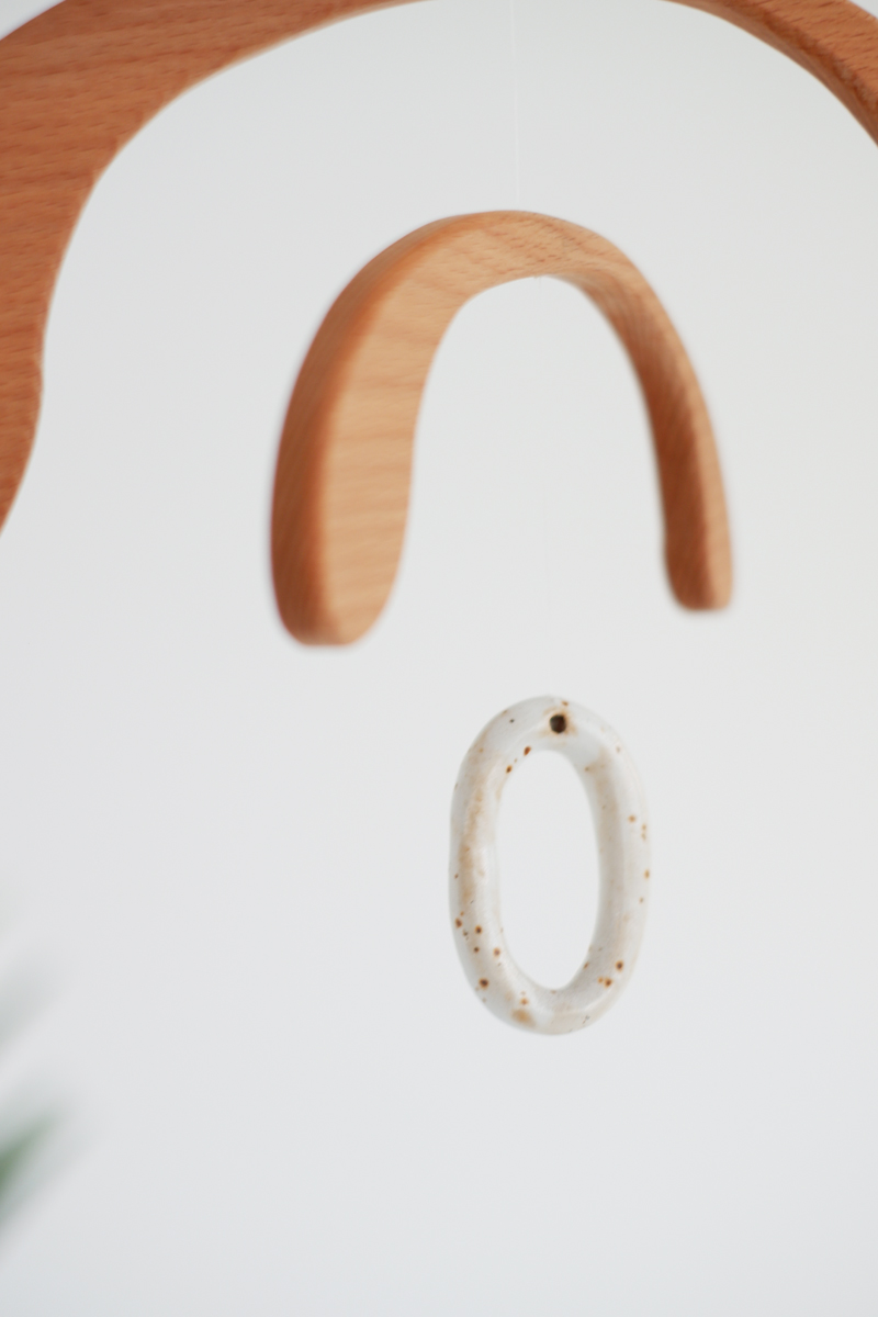 Lily Beech Tree hanging kinetic mobile