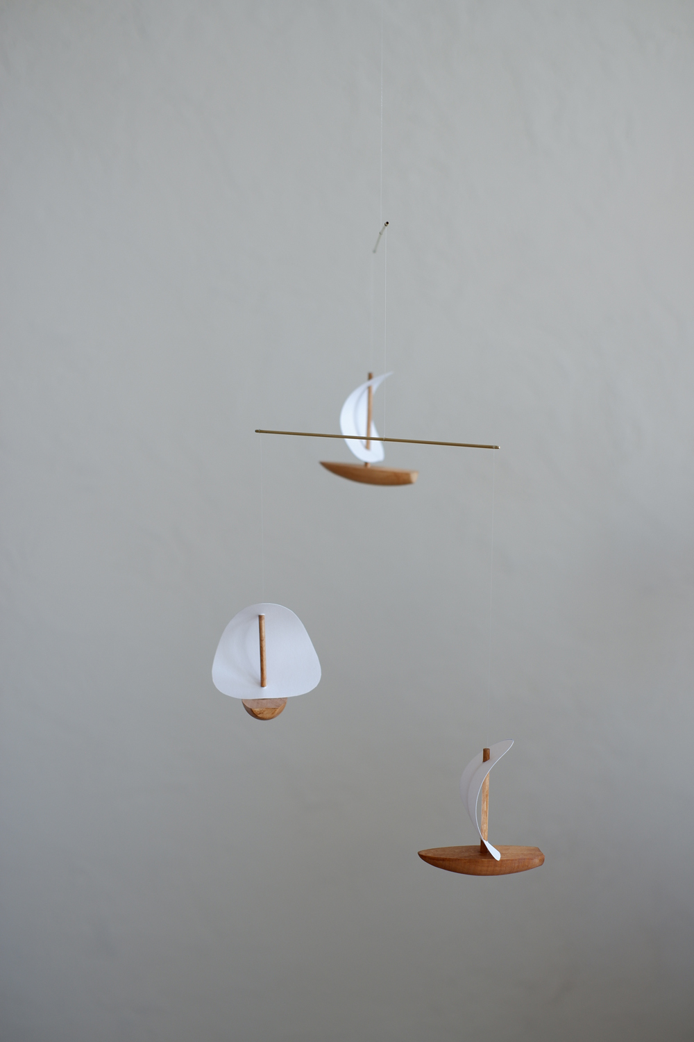 Ships Natural hanging kinetic mobile